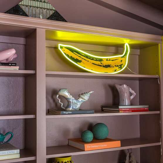 Andy Warhol Banana neon light